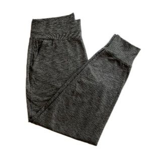 Athleta Venice Joggers Heather Gray Yoga Pants Travel Pants Stretch Waist SZ XLT